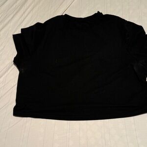 Classic Black crop top Women's